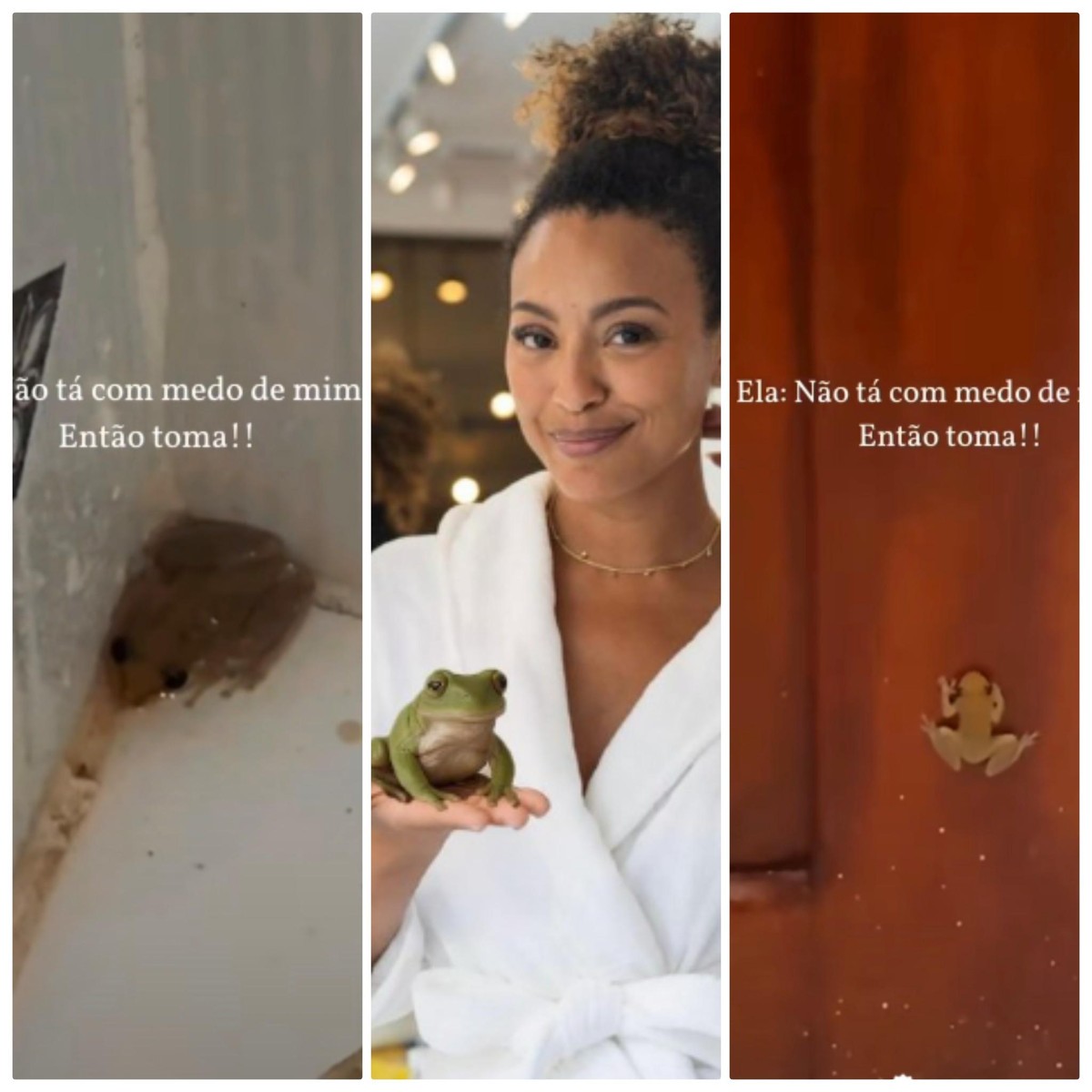 Sheron mostrou vídeo em suas redes sociais (Foto: Reprodução/Instagram)
