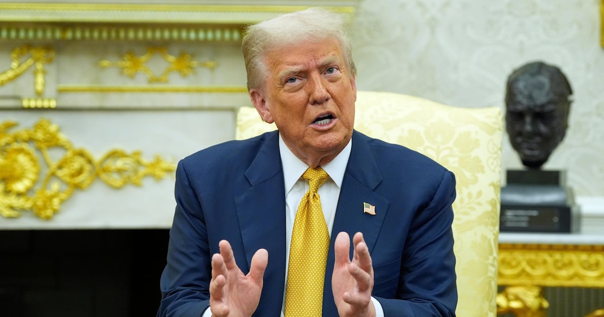 Trump expressa temor em relação ao Pix e seu significado para a economia moderna O começo do segundo mandato de Trump está entre os piores da história recente (Foto: Alex Brandon/AP)