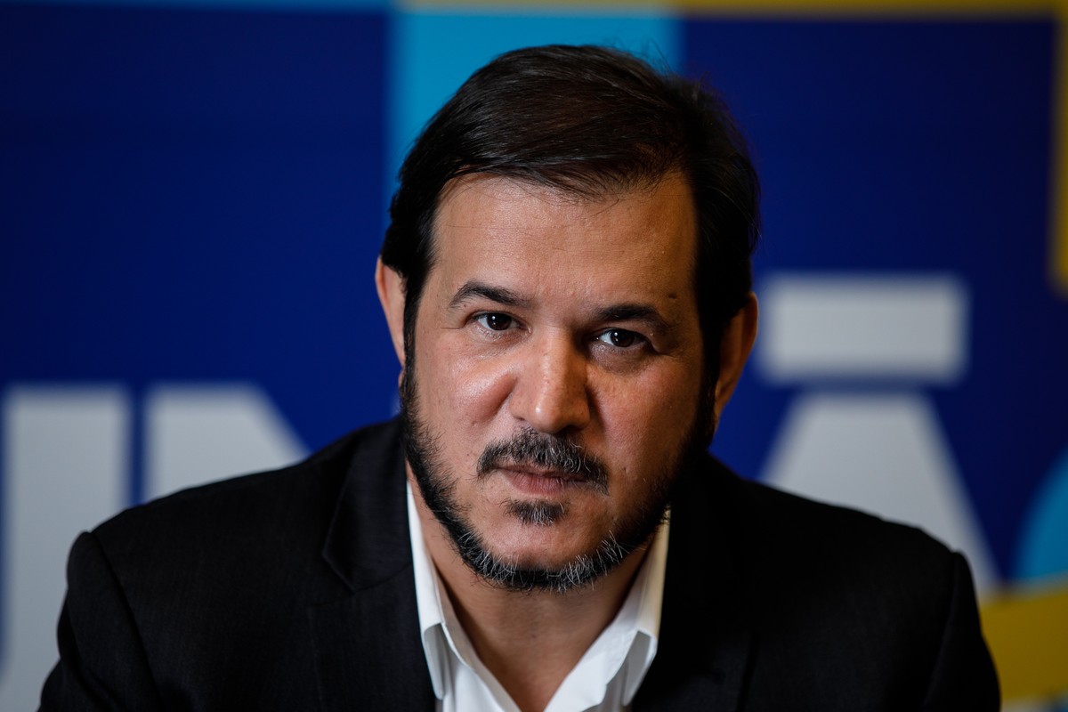 Antonio Rueda, presidente do União Brasil, que também dirigirá a futura federação formada entre o partido e o PP — Foto: Brenno Carvalho / Agência O Globo
