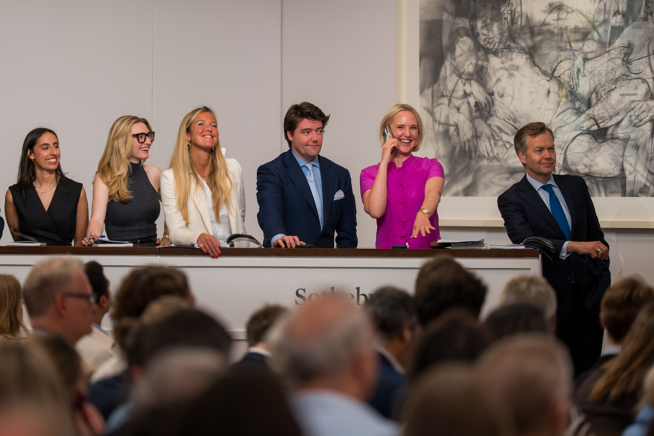 Mulheres artistas garantem arrecadação de US$ 84 milhões em leilão da Sotheby’s Sorrisos? A decisão da Sotheby's de manter sua venda de verão à noite parece ter sido justificada. (Foto: Sotheby's)