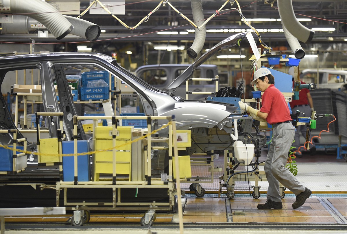 Nissan anuncia fechamento da icônica fábrica de Oppama, no Japão, em 2028 Fábrica de Oppama, em Yokosuka (Foto: Toru YAMANAKA / AFP)