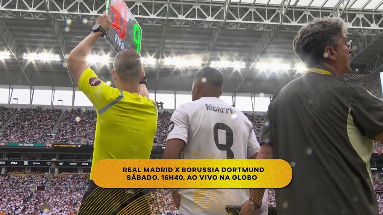 Real realiza treino decisivo com Mbappé quase 100% antes do duelo contra o Borussia Foto: Reprodução