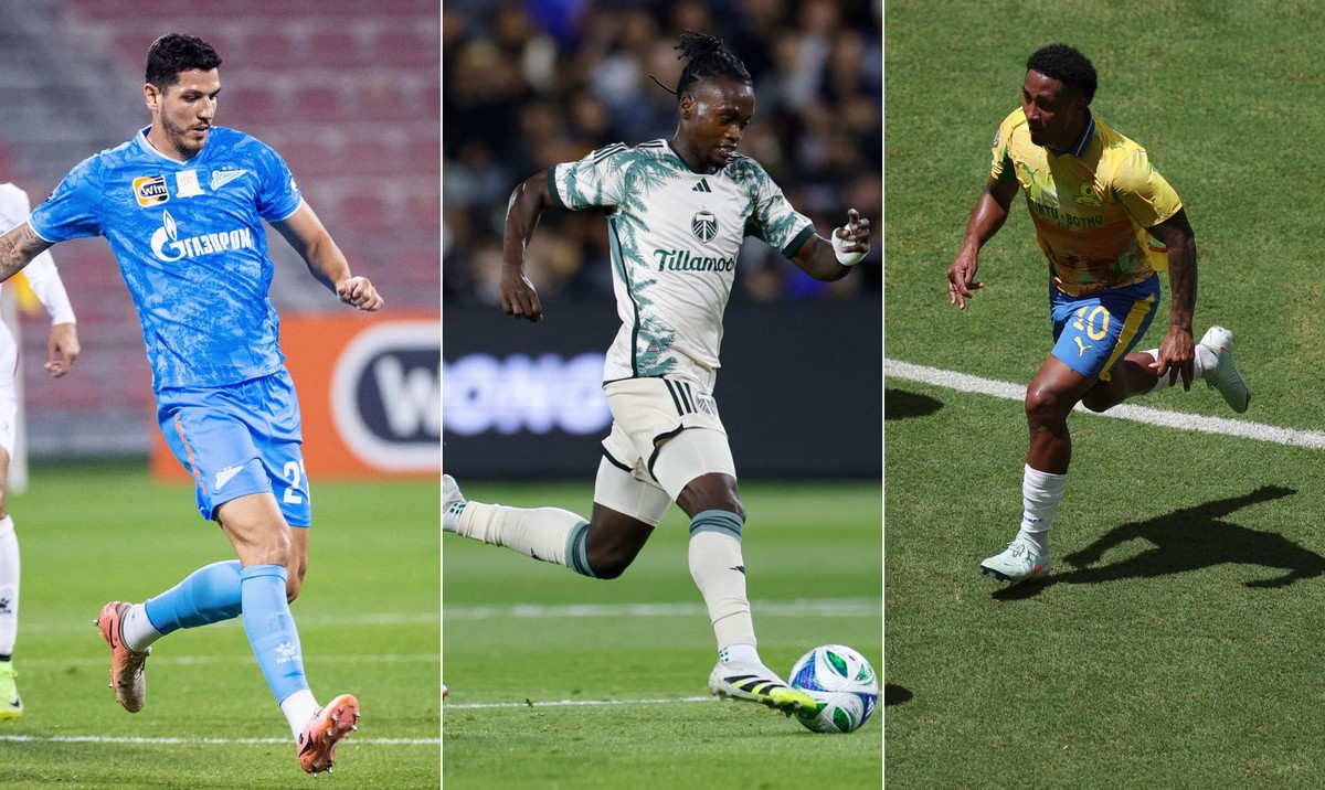 Nino, Santiago Moreno e Lucas Ribeiro interessam Fluminense (Foto: 1 - Divulgação/Zenit, 2 - Harry How / GETTY IMAGES NORTH AMERICA / Getty Images via AFP e 3 - Dan Mullan / GETTY IMAGES NORTH AMERICA / Getty Images via AFP)
