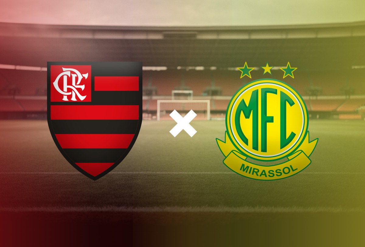 Flamengo e Mirassol se enfrentam; confira onde assistir ao jogo do Brasileirão Flamengo x Mirassol (Foto: Editoria de Arte)