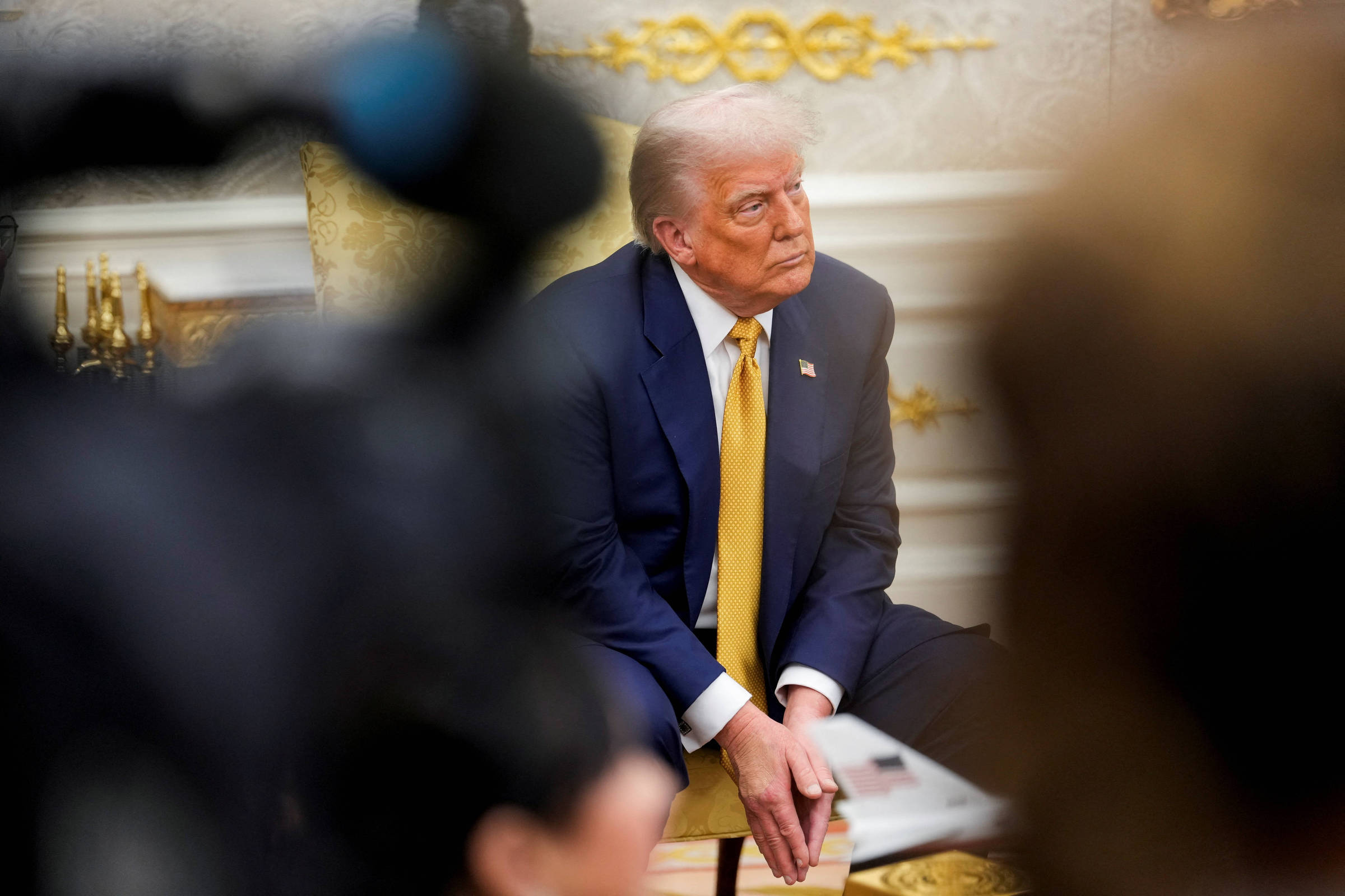 Trump ataca Obama e Hillary Clinton com novas ameaças sobre Epstein O presidente dos Estados Unidos, Donald Trump, no Salão Oval da Casa Branca, em Washington (Foto: Kent Nishimura - 22.jul.25/Reuters)