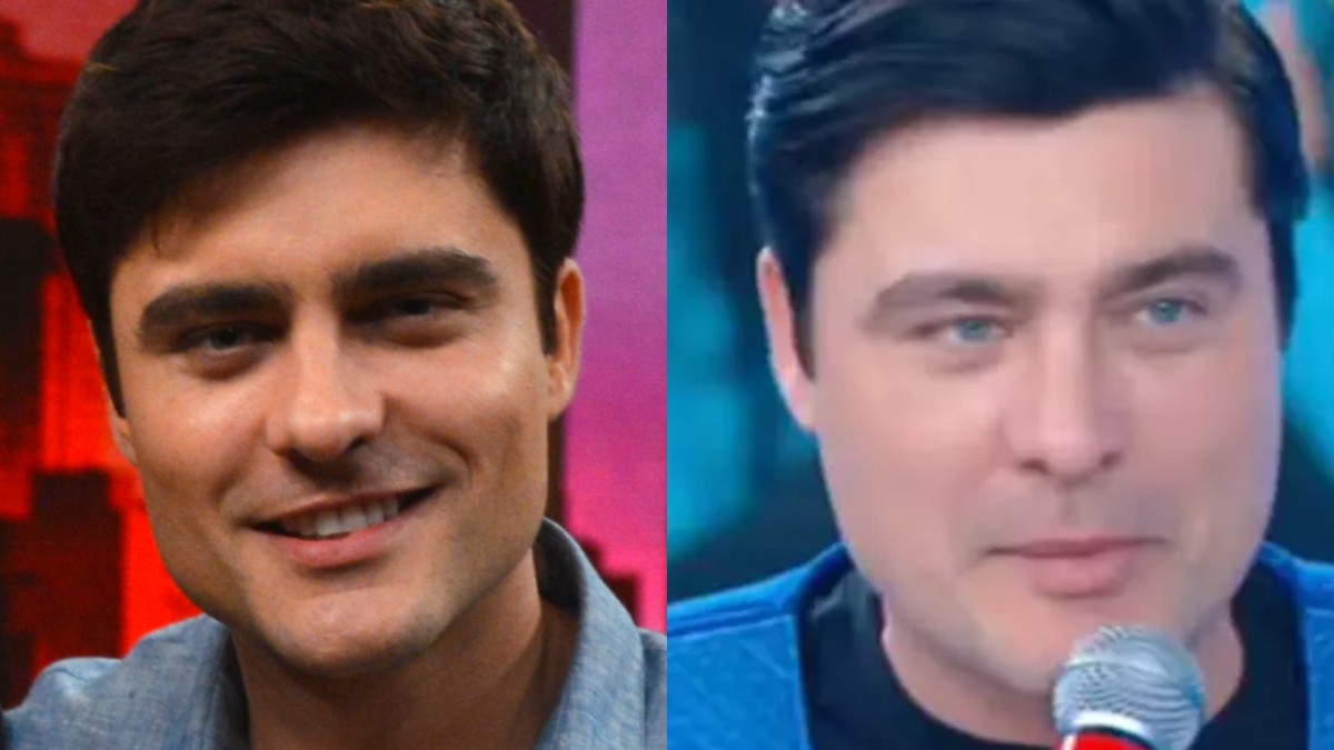 Guilherme Leicam falou sobre críticas estéticas e comentou pressão da exposição pública (Foto: Divulgação TV Globo/Reprodução SBT)