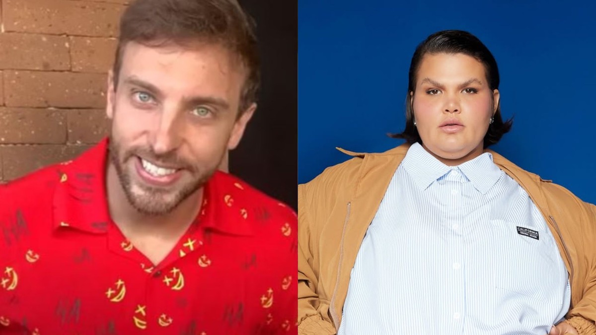 Leo Lins provoca novamente Thais Carla em vídeo após condenação por gordofobia Mesmo após ter sido condenado na Justiça por danos morais, o humorista Leo Lins voltou a fazer piada com a influenciadora Thais Carla, retomando o tom debochado que o colocou no centro de uma batalha judicial. (Foto: Reprodução/Instagram)