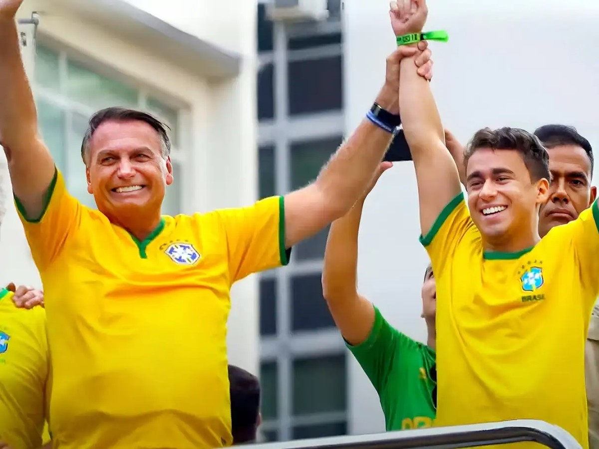 Nikolas lidera lista de políticos mais influentes no Instagram, seguido por Bolsonaro Jair Bolsonaro e Nikolas Ferreira: êxito no Instagram (Foto: Reprodução/Instagram)