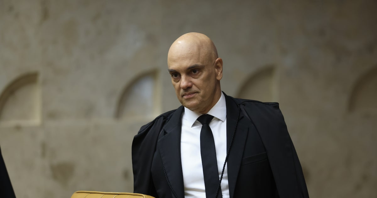 O ministro Alexandre de Moraes, que foi defendido pelos pares em sessão de abertura dos trabalhos do STF no segundo semestre (Foto: Wilton Junior/Estadão)