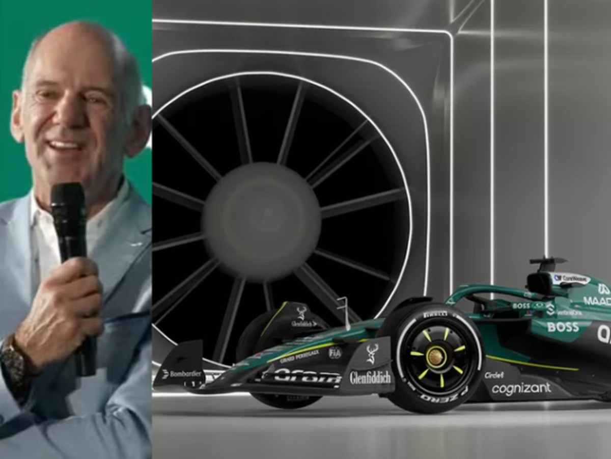 Aston Martin investe em IA e túnel do vento para desenvolver novo carro esportivo Projetista Adrian Newey acertou com Aston Martin (Foto: AFP//Aston Martin)