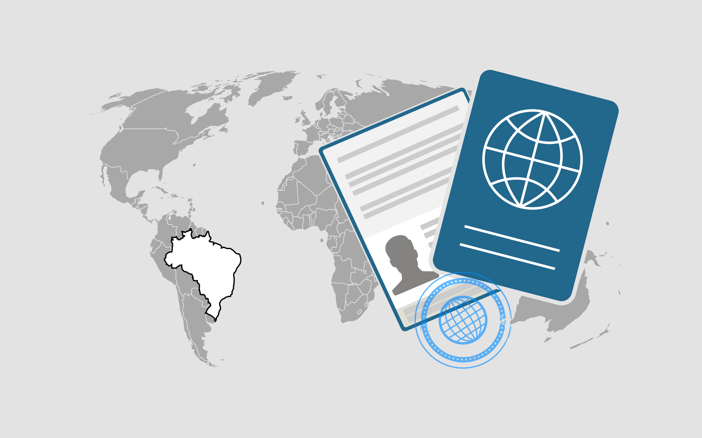 Brasileiros devem se atentar aos países que exigem visto para viagem Foto: Reprodução