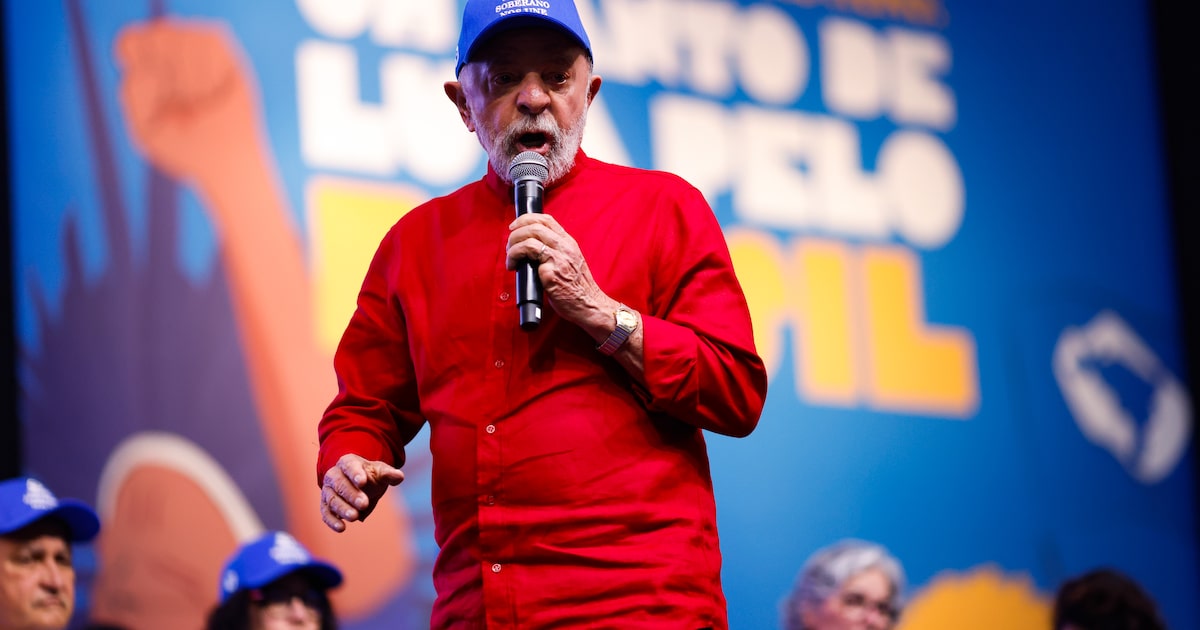 Lula critica pedido de 'golpe' de filho de Bolsonaro a Trump e carta americana O presidente da República Luiz Inácio Lula da Silva fez ataques ao deputado Eduardo Bolsonaro (Foto: Wilton Junior / Estadão)