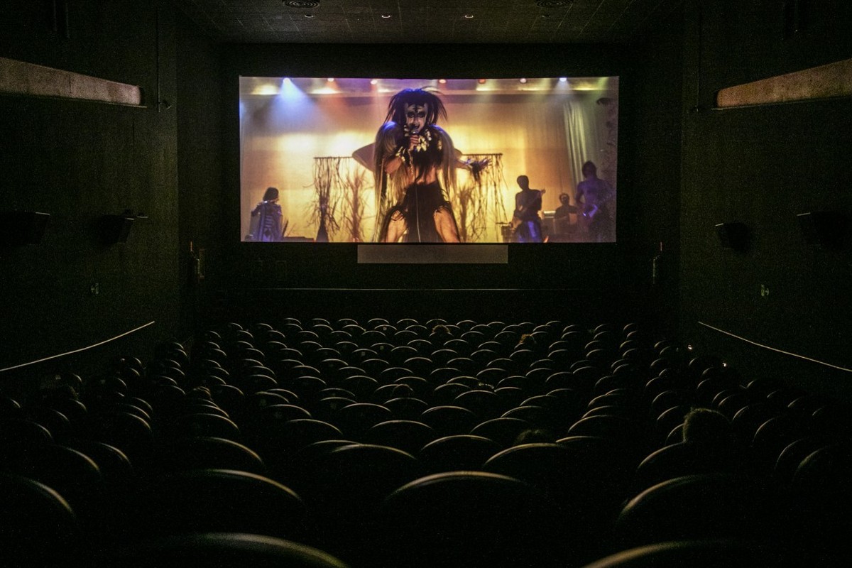 Filme 'Homem com H' no streaming provoca debate sobre o setor audiovisual Homem com H nos cinemas — Foto: Guito Moreto/Agência O Globo