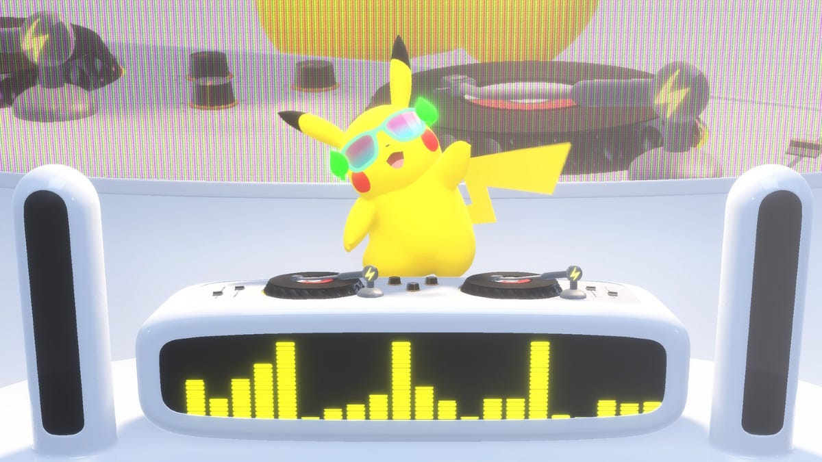Assista ao Pokémon Presents de 24 minutos e curta DJ Pikachu antes do evento Screenshot: The Pokémon Company / Kotaku