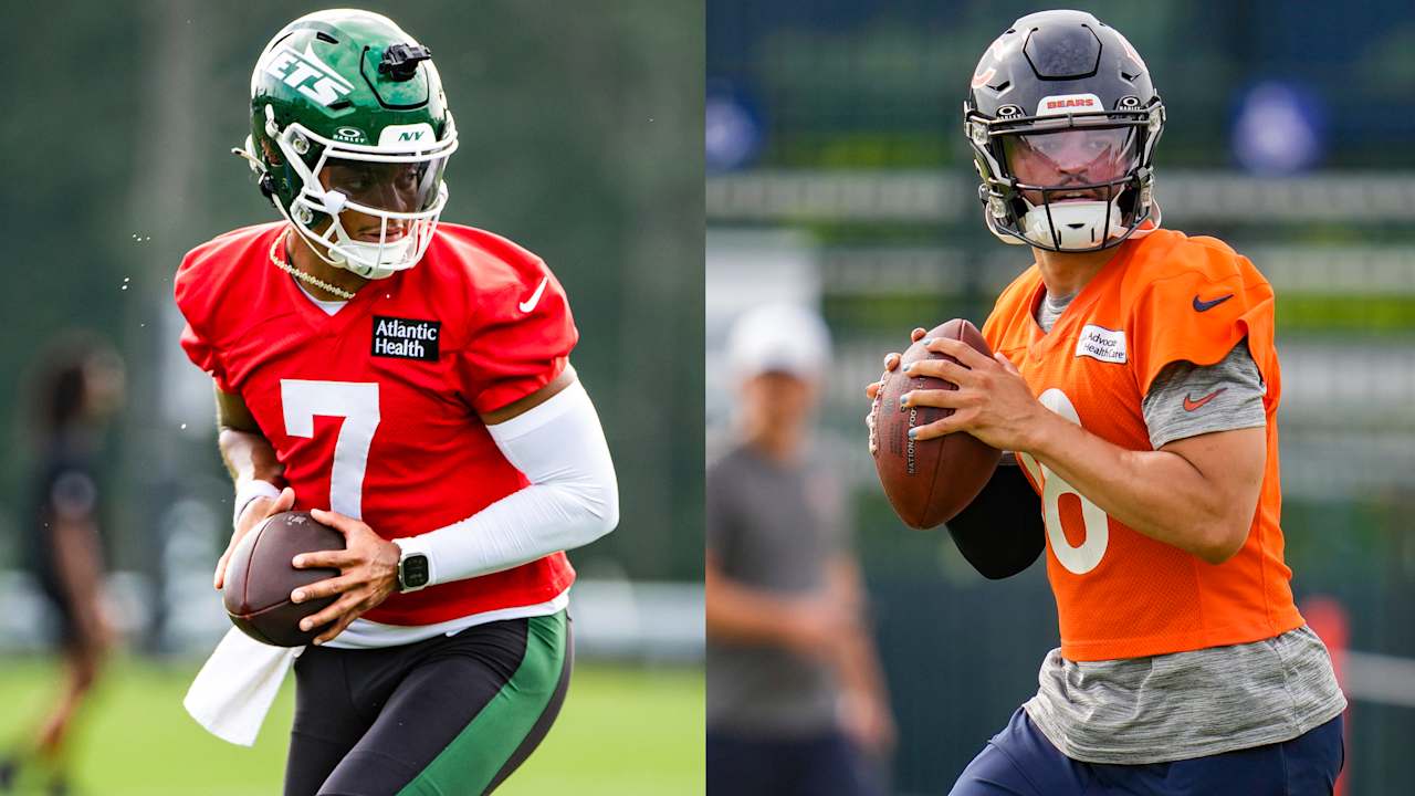 Justin Fields e Caleb Williams se destacam como promessas no fantasy football 2025 Foto: Reprodução/@NFL