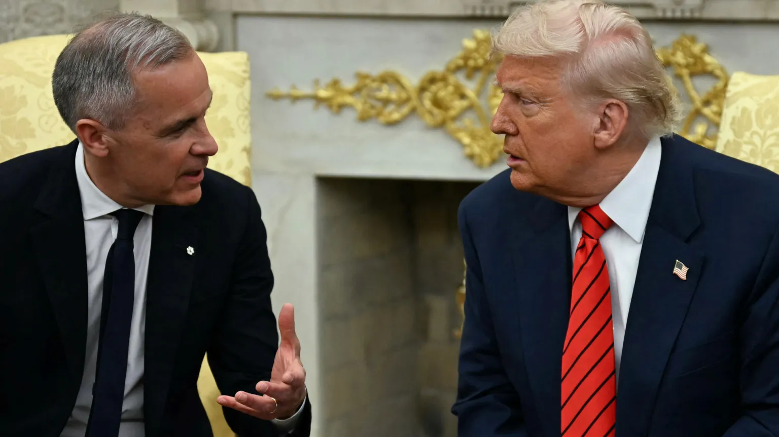 Trump interrompe negociações comerciais com o Canadá Foto: Reprodução