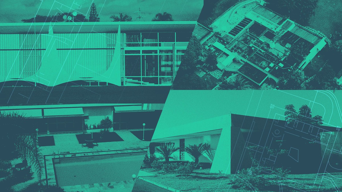 Reportagens revelam histórias e o funcionamento das residências oficiais (Foto: Editoria de Arte)