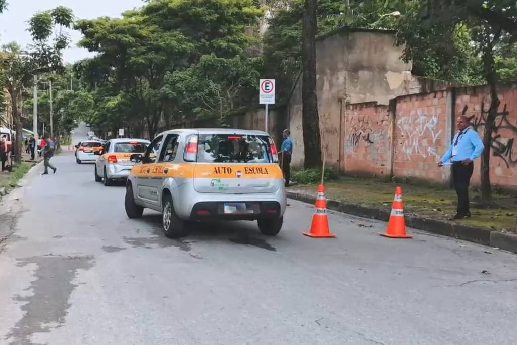 Exame de trânsito em Minas Gerais é avaliado por agente da Polícia Civil (Foto: Divulgação/Seplag MG)
