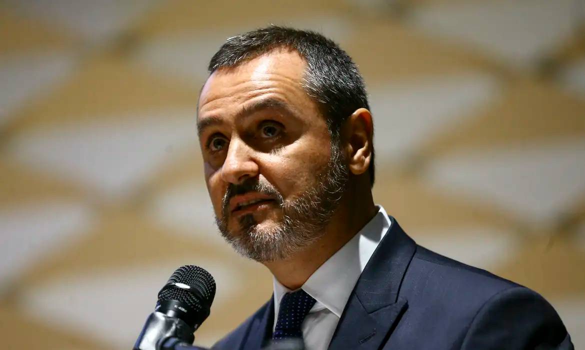 PF propõe ação conjunta para combater lavagem de dinheiro com criptomoedas Andrei Rodrigues, diretor-geral da Polícia Federal (Foto: Marcelo Camargo/Agência Brasil)
