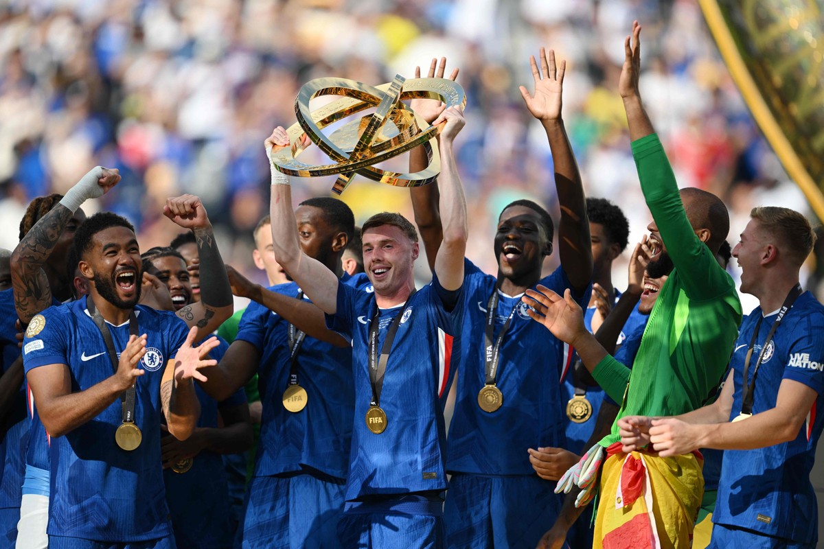 Chelsea conquista sua primeira Copa do Mundo de Clubes e se torna 65º campeão mundial Chelsea venceu a primeira Copa do Mundo de Clubes (Foto: ANGELA WEISS / AFP)