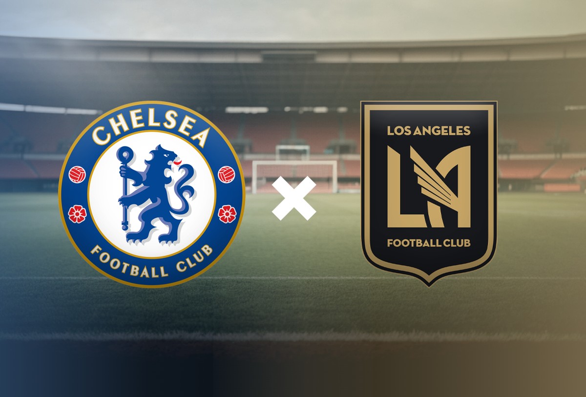 Chelsea x Los Angeles FC (EUA) (Foto: Editoria de Artes)