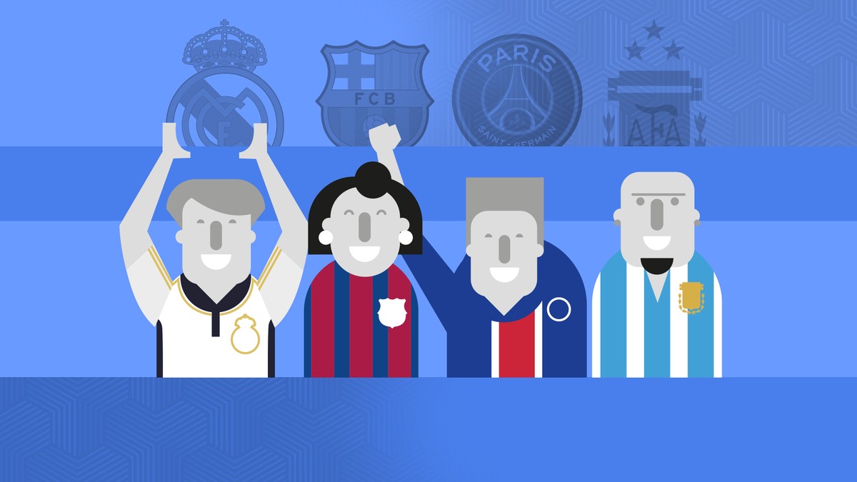 Quase 25% dos brasileiros torcem por times de fora, revela pesquisa recente Torcida de Clubes Estrangeiros (Foto: Arte O GLOBO)
