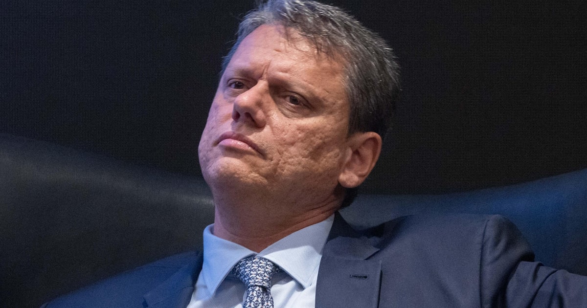 Crime afeta mercado financeiro, mas Tarcísio afirma que há soluções disponíveis Para Tarcísio, cooperação federativa é essencial para o sucesso do combate ao crime organizado (Foto: Daniel Teixeira/Estadão)