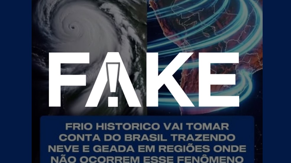 Climatempo desmente boato sobre onda de frio recorde no Brasil Climatempo desmente boato sobre onda de frio recorde no Brasil