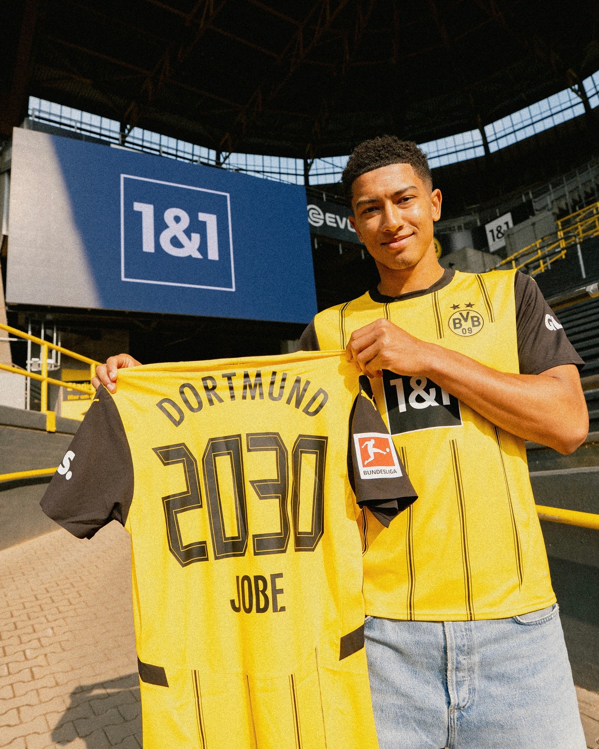 Jobe Bellingham, irmão de Jude, é reforço do Borussia no Mundial (Foto: Reprodução/BVB)