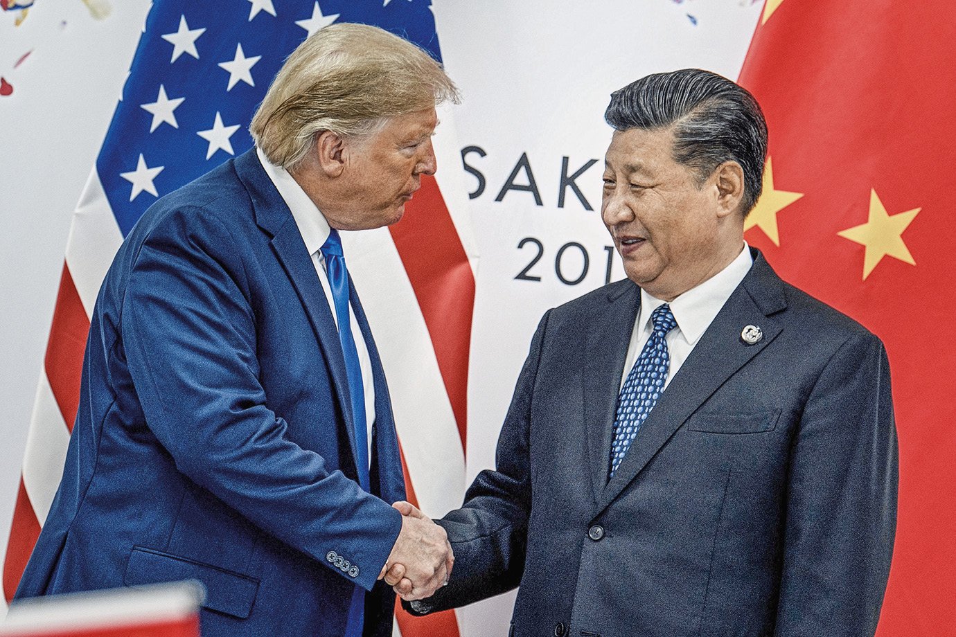 EUA e China mantêm boas relações, afirma Trump em declaração recente Presidentes Donald Trump e Xi Jinping durante encontro em 2019 (Foto: Brendan Smialowski/AFP/Getty Images)