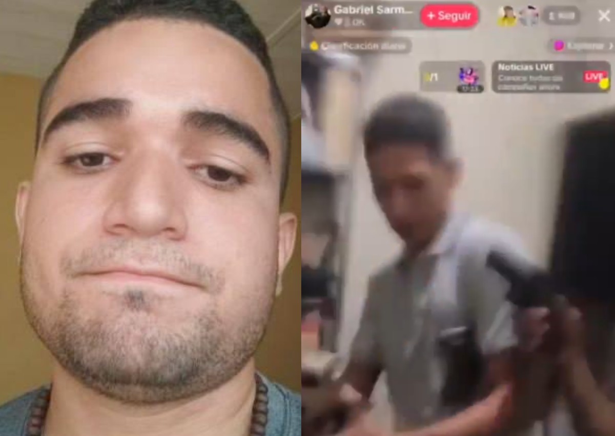 Influenciador denuncia corrupção e é assassinado durante live na Venezuela Influenciador Gabriel Sarmiento foi assassinado em live que denunciava gangues e policiais corruptos na Venezuela (Foto: Reprodução/X)
