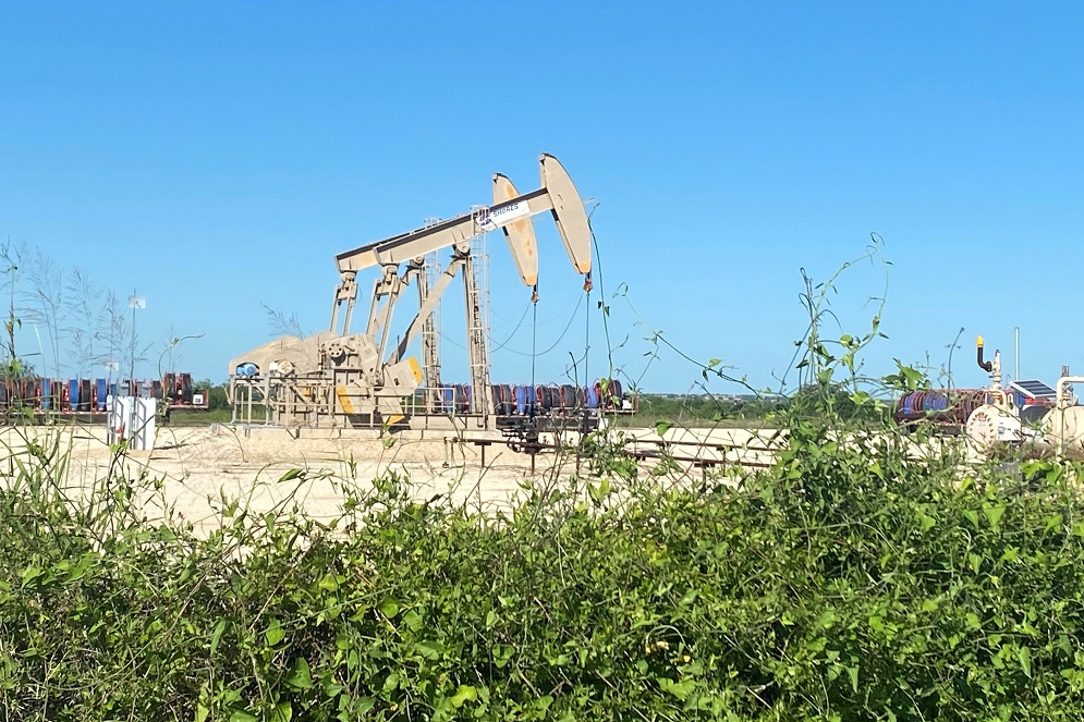 Campo de petróleo no Condado de Karnes, Texas, EUA (Foto: REUTERS/Jennifer Hiller)