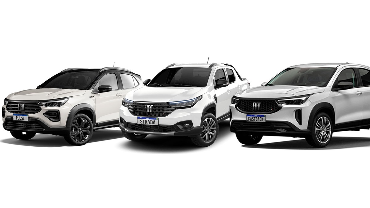 Fiat convoca recall de 36 mil veículos dos modelos Pulse, Strada e Fastback Modelos da Fiat envolvidos no recall: Pulse, Nova Strada e Fastback (Foto: Reprodução/Fiat; montagem Arte/O Globo)