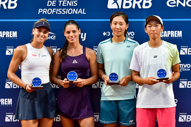 Luiza Fullana conquista vice-campeonato nas duplas em Rio Claro Foto: Reprodução