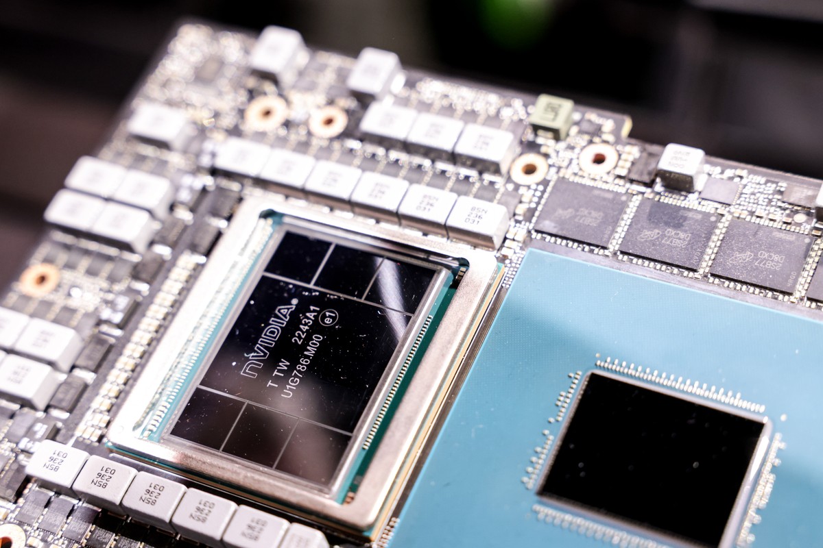 Chip da Nvidia (Foto: I-Hwa Cheng/Bloomberg)