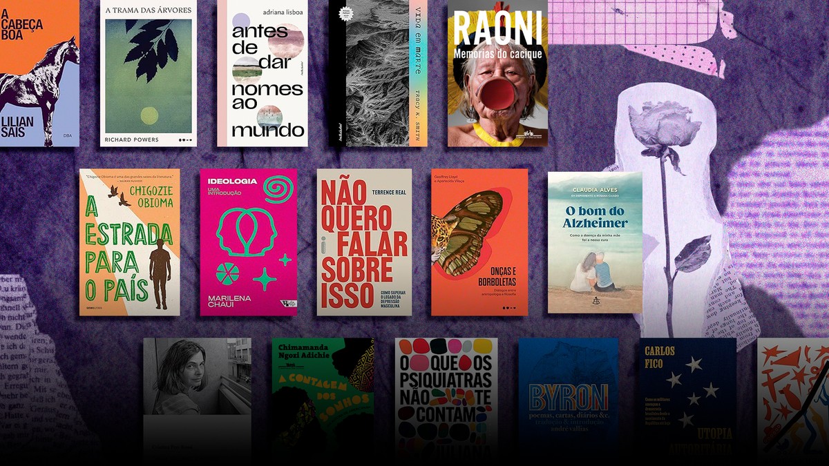 Confira os 50 melhores livros do primeiro semestre de 2025 com Annie Ernaux e Ruy Castro 50 melhores livros (Foto: Renata Amoedo)