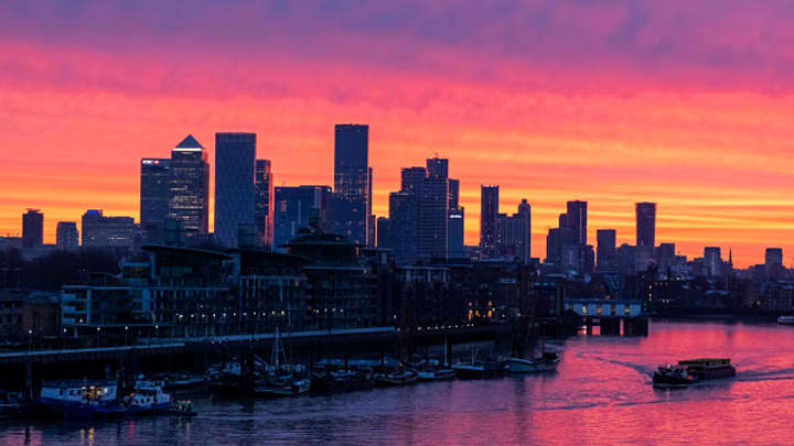 Mercados europeus abrem em direções opostas com novas ameaças de tarifas dos EUA Ponte de Londres em 12 de março de 2024. (Foto: Lucy North - Pa Images | Pa Images | Getty Images)