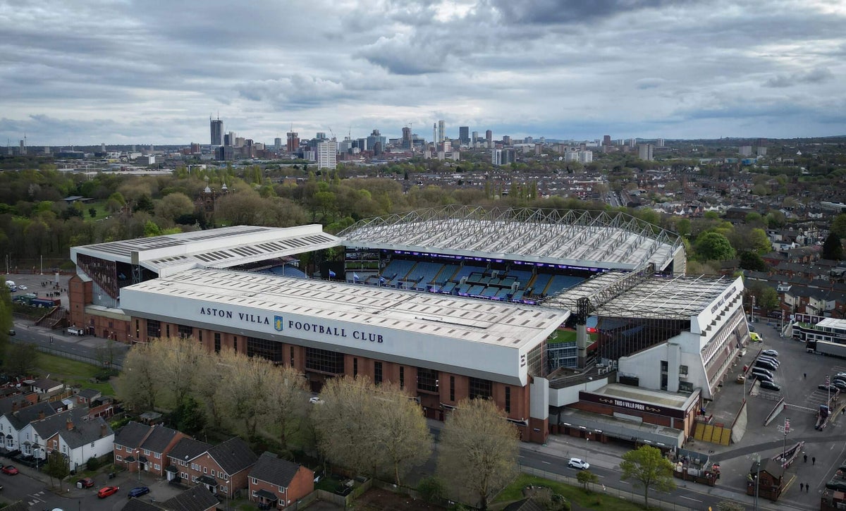 Aston Villa busca patrocinador para nomear estádio e enfrenta desafios financeiros Foto: Reprodução/The Athletic UK