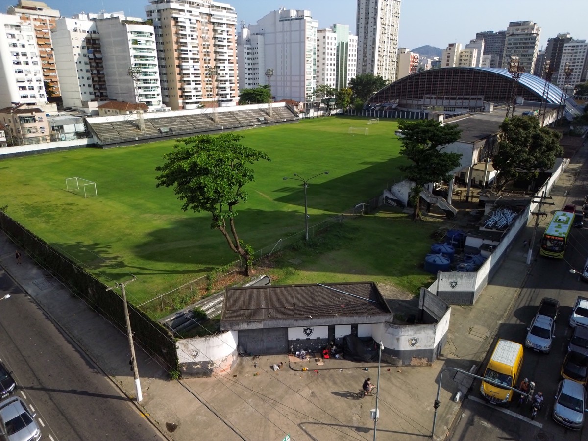 Niterói realiza audiência pública sobre memorial da ditadura e parque no Caio Martins Obra no entorno do estádio Caio Martins promete acabar com alagamento histórico na Zona Sul de Niterói (Foto: Divulgação)