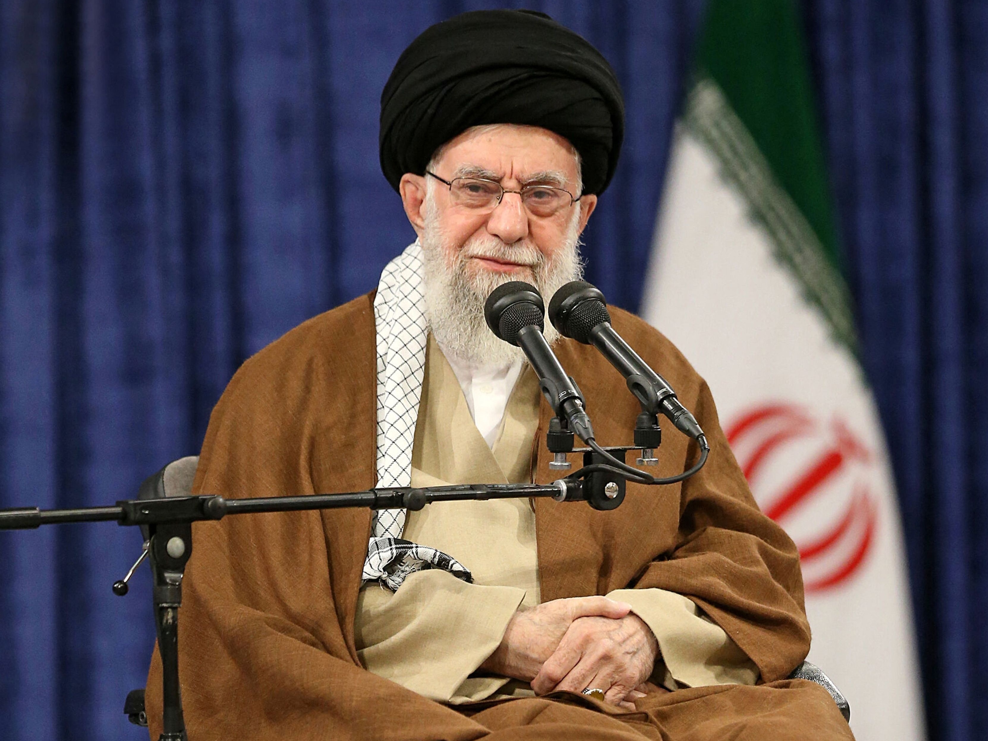 Casa Branca critica líder do Irã por negar declarações de Trump A legenda já está em português. (Foto: Khamenei.ir/AFP)