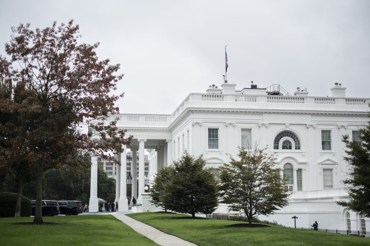 Brasil conta com apoio discreto de aliados nos Estados Unidos Vista da Casa Branca, nos Estados Unidos, em 2 de out. de 2024 (Foto: Pete Marovich/The New York Times)