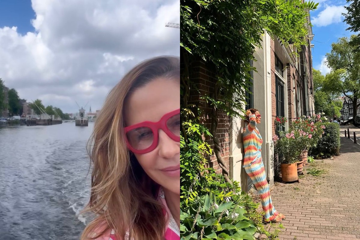 Guilhermina Guinle comemora 51 anos em Amsterdam com festa e fotos especiais Atriz Guilhermina Guinle em Amsterdam (Foto: Reprodução/Instagram)