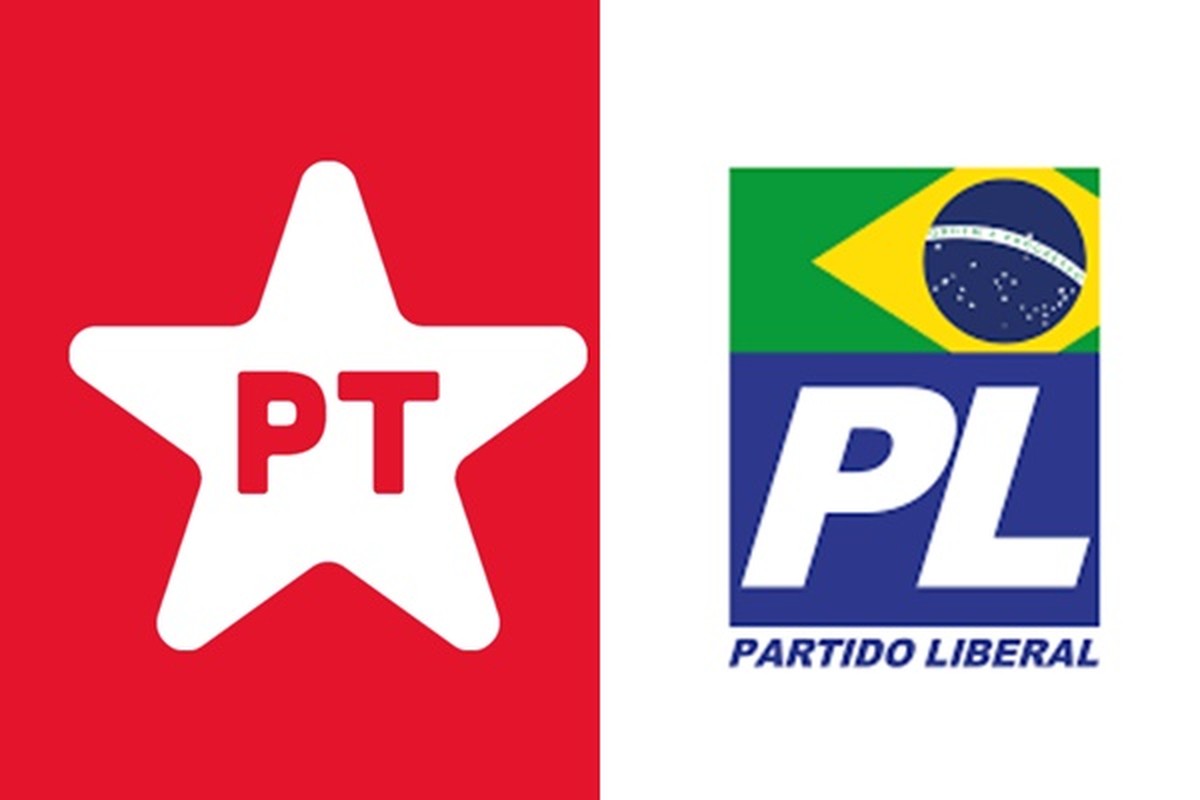 PT e PL são avaliados em pesquisa sobre popularidade entre eleitores brasileiros PT e PL: adversários eleitorais (Foto: Reprodução)