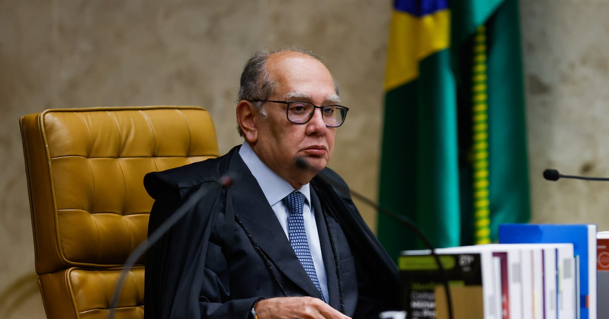 Gilmar Mendes critica Eduardo Bolsonaro e reafirma força do STF contra intimidações Ministro Gilmar Mendes afirma que 'Supremo não se dobra a intimidações' (Foto: Wilton Junior/Estadão)