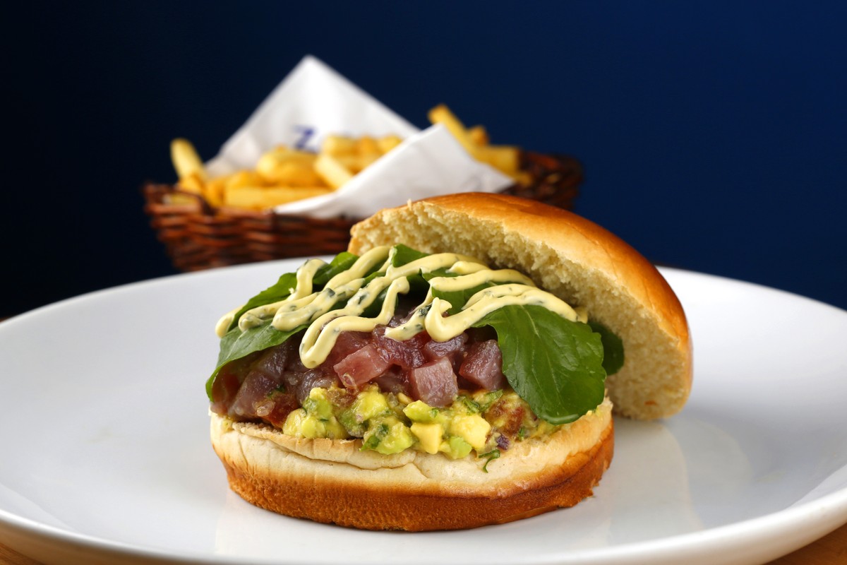 Novo sanduíche de atum do Zuza, no Flamengo, que comemora um ano — Foto: Divulgação