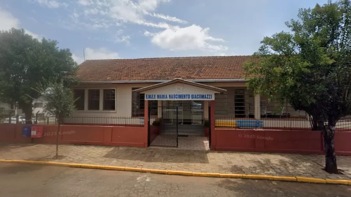 Escola Maria Nascimento Giacomazzi, em Estação (RS) (Foto: Google Street View)