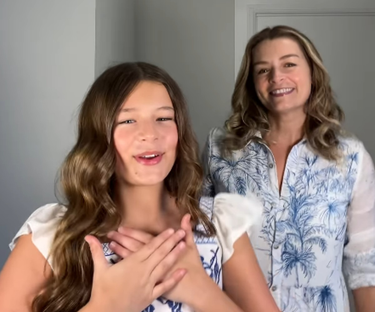Bianca Castanho compartilha vídeo dançando com a filha de 11 anos nas redes sociais Bianca Casttanho posta dançando com a filha e semelhança impressiona (Foto: Reprodução/Instagram)