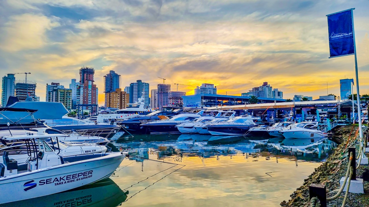 Setor náutico brasileiro busca expandir presença no mercado internacional Marina Itajaí: setor náutico quer abrir mercados internacionais (Foto: Boat Show/Divulgação)