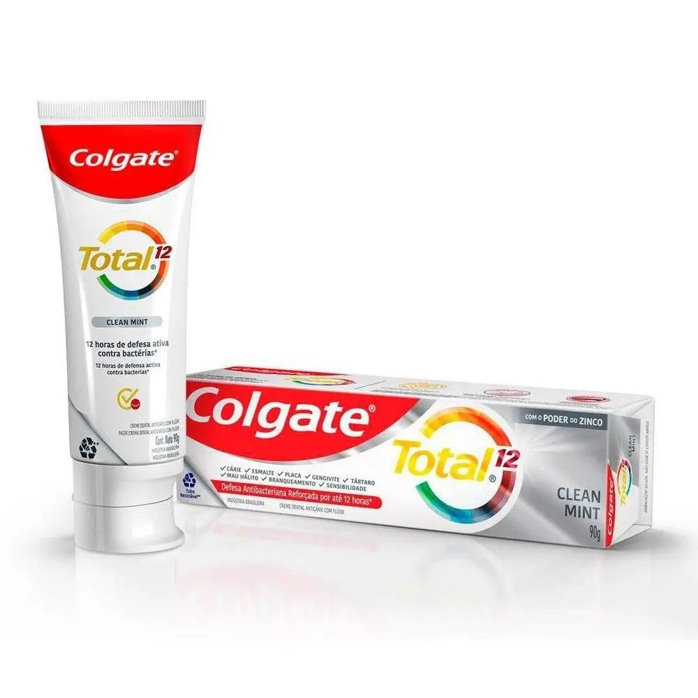 Colgate descontinua creme dental Clean Mint devido a reações alérgicas Colgate Total Prevenção Ativa Clean Mint: pasta dental é retirada do mercado após investigações sobre reações adversas nos consumidores (Foto: Reprodução)