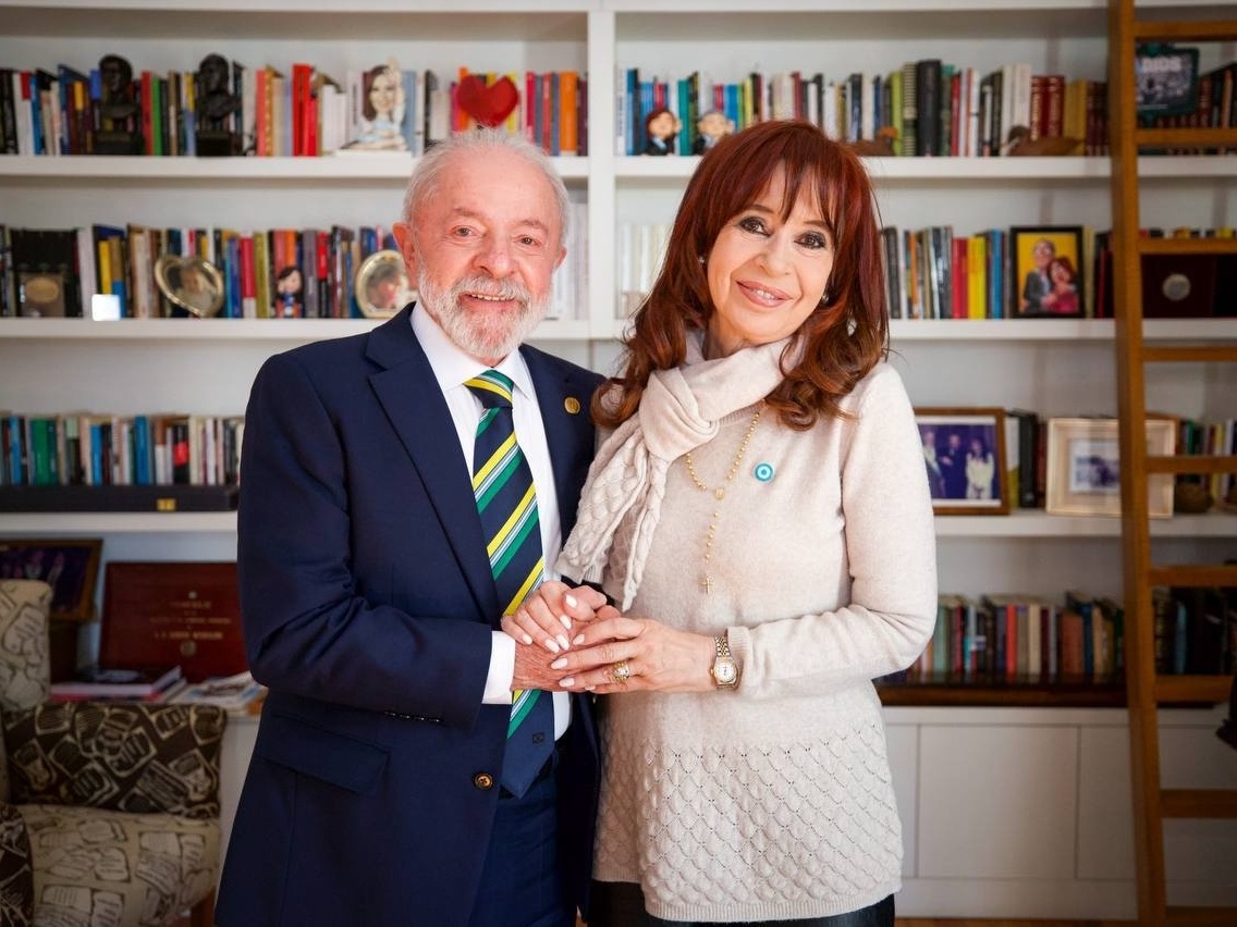 Lula e Kirchner se unem em resposta às ofensas de Milei Foto: Reprodução
